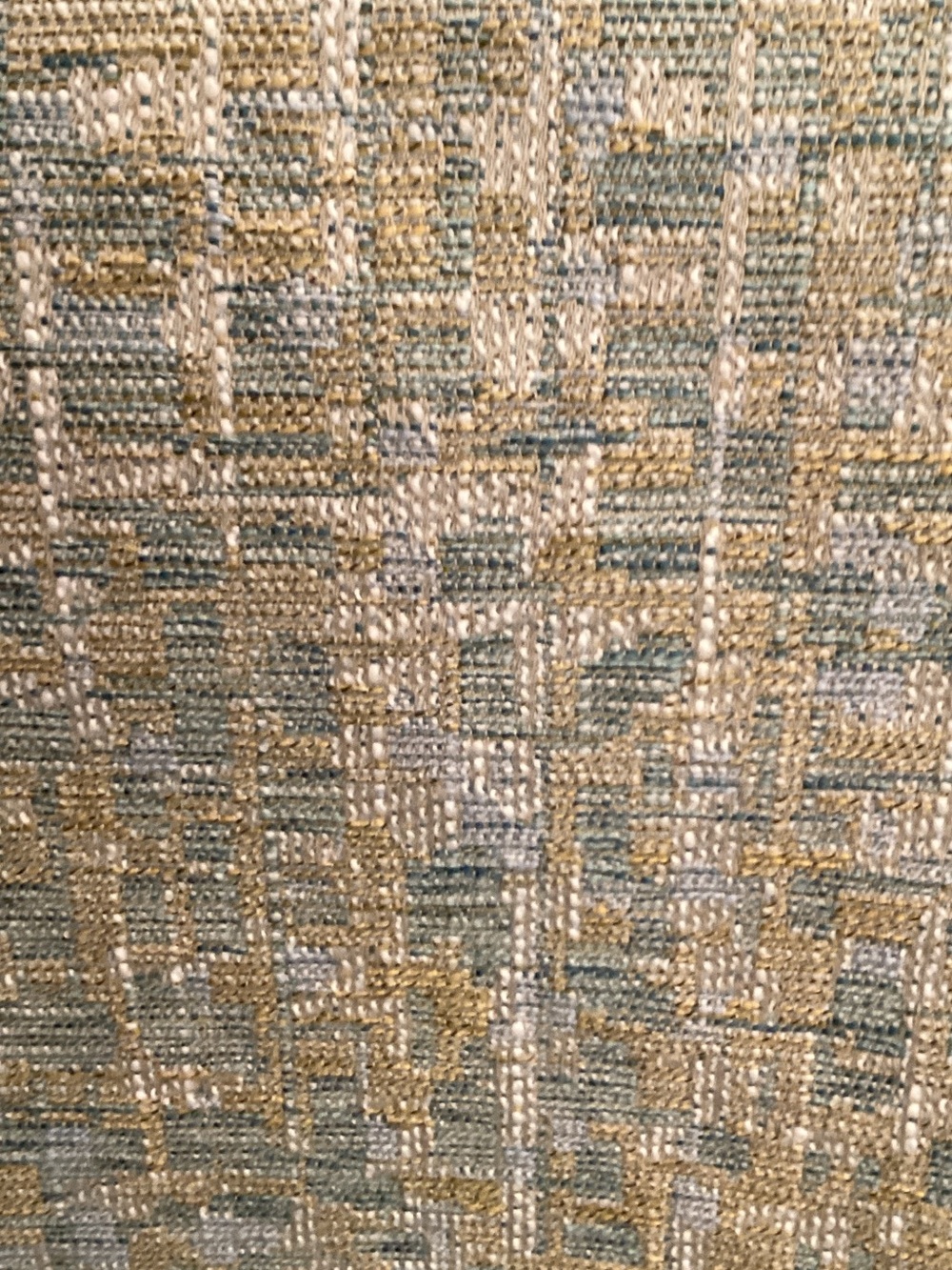 KOVI Upholstery Fabric Panel in Beige and Sage Green
